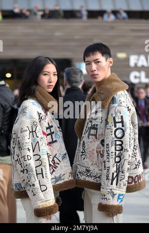 Florenz, Italien. 11. Januar 2023. Florence, Pitti Uomo 103. Auflage. Redaktionelle Verwendung Nur Kredit: Independent Photo Agency/Alamy Live News Stockfoto