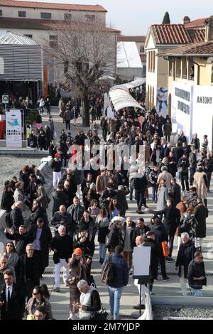 Florenz, Italien. 11. Januar 2023. Florence, Pitti Uomo 103. Auflage. Redaktionelle Verwendung Nur Kredit: Independent Photo Agency/Alamy Live News Stockfoto