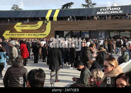 Florenz, Italien. 11. Januar 2023. Florence, Pitti Uomo 103. Auflage. Redaktionelle Verwendung Nur Kredit: Independent Photo Agency/Alamy Live News Stockfoto