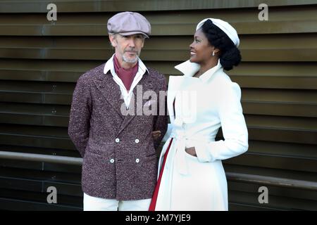 Florenz, Italien. 11. Januar 2023. Florence, Pitti Uomo 103. Auflage. Redaktionelle Verwendung Nur Kredit: Independent Photo Agency/Alamy Live News Stockfoto