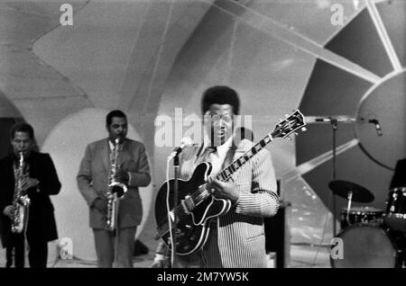 Philippe Gras / Le Pictorium - B.B King - 6/9/2013 - Frankreich / Ile-de-France (Region) / Paris - B.B King Konzert, ORTF (Maison de la Radio), Paris, 1971 Stockfoto