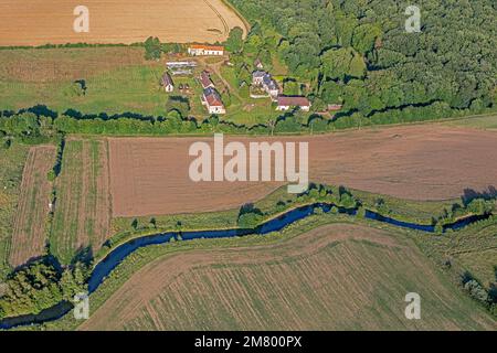 RISLE VALLEY, NEAUFLES-AUVERGNY, EURE, NORMANDIE, FRANKREICH Stockfoto