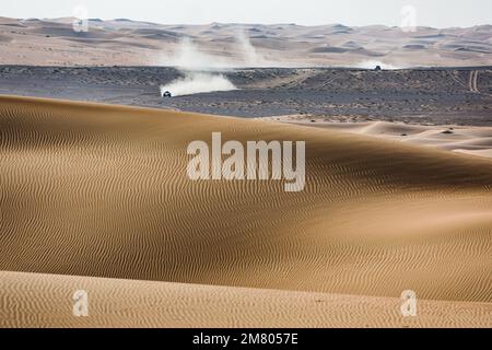 Shaybah, Saudi-Arabien - 11. Januar 2023, Car Action während der Phase 10 des Dakar 2023 zwischen Haradh und Shaybah, am 11. Januar 2023 in Shaybah, Saudi-Arabien - Photo Florent Gooden / DPPI Stockfoto