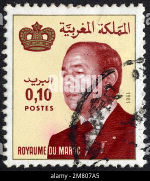 ROYAUME DU MAROC. POSTES. 1981. 0,10 Stockfoto
