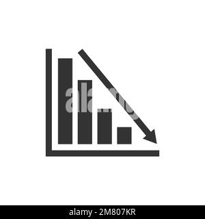 Krisensymbol auf weißem Hintergrund isoliert. Vektordarstellung. Eps 10. Stock Vektor