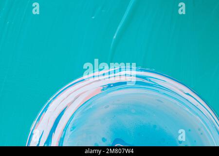 Schöne flüssige Kunst natürliche Luxus Malerei. Marmorierter Effekt. Stockfoto
