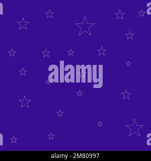 Ein heller Stern auf blauem Hintergrund Stock Vektor