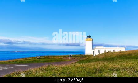 Duncansby Head Leuchtturm Stockfoto