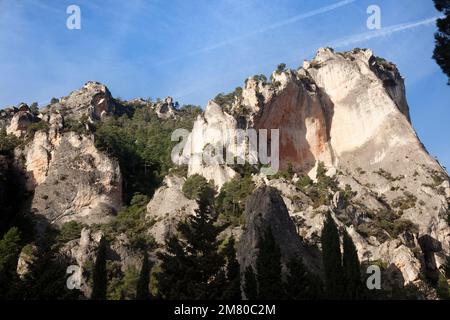 Berge von Beceite. Provinz Teruel Stockfoto