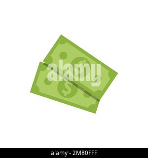 Dollar-Symbol. Geldzeichen. Symbol für Dollargeld. Kasse. Vektordarstellung. Eps 10. Stock Vektor