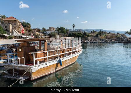 Hafen von Byblos, Libanon Stockfoto