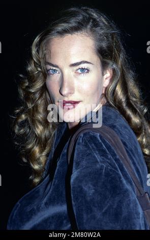 Tatjana Patitz ist um 56 Uhr verstorben. Tatjana Patitz in New York City am 1. November 1994. Foto: Henry McGee/MediaPunch Stockfoto