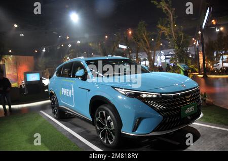 11. Januar 2023, Greater Noida Uttar Pradesh, Uttar Pradesh, Indien: MG Cars Showcasing auf der Auto Expo 2023, öffentlich vom 13. Januar bis 18. Januar 2023 geöffnet (Kreditbild: © Ravi Batra/ZUMA Press Wire), NUR REDAKTIONELLE VERWENDUNG! Nicht für den kommerziellen GEBRAUCH! Stockfoto