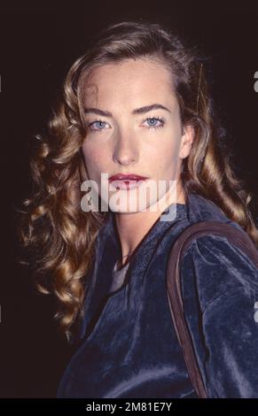 Tatjana Patitz ist um 56 Uhr verstorben. Tatjana Patitz in New York City am 1. November 1994. Foto: Henry McGee/MediaPunch Stockfoto