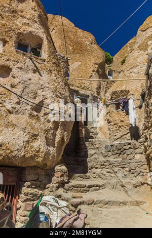 Höhlenklippenwohnungen im Dorf Kandovan, Iran Stockfoto