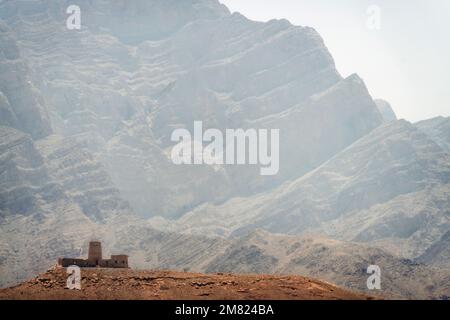 Musandam in Oman, aufgenommen im Mai 2022 Stockfoto