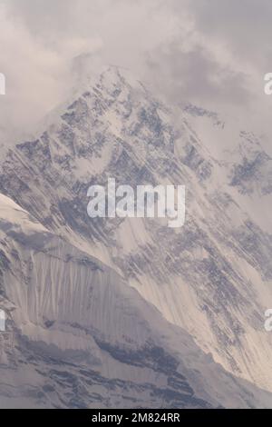 Annapurna Circuit in Nepal, aufgenommen im Mai 2022 Stockfoto