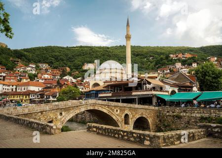 Sehen Sie sich die im Mai 2022 entstandene Prizren Kosovo an Stockfoto