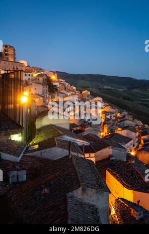 Gangi in Sizilien, Italien, aufgenommen im Sommer 2022 Stockfoto