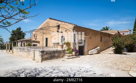 Historisches Weingut Bodega Ribas, Connell, Mallorca, Spanien Stockfoto