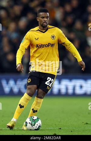 Nottingham, England, 11. Januar 2023. Nelson Semedo von Wolverhampton Wanderers während des Carabao Cup-Spiels im City Ground, Nottingham. Das Bild sollte lauten: Darren Staples/Sportimage Stockfoto