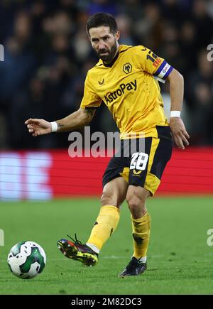 Nottingham, England, 11. Januar 2023. Joao Mountinho von Wolverhampton Wanderers während des Carabao Cup-Spiels im City Ground, Nottingham. Das Bild sollte lauten: Darren Staples/Sportimage Stockfoto