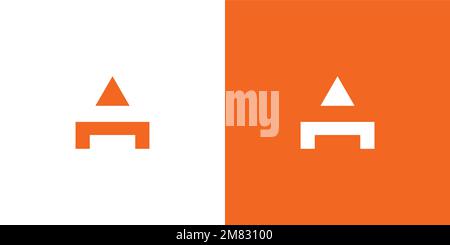 Ein unverwechselbares und einfaches Design des anfänglichen Logos für den Tisch Stock Vektor