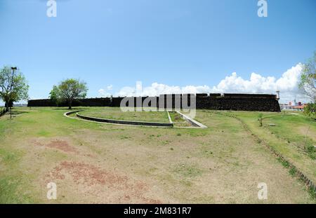 Macapá,Amapá,Brasilien,14. November 2021. Die Festung São José do Amapá befindet sich im Norden Brasiliens. Stockfoto