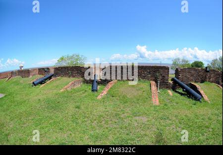 Macapá,Amapá,Brasilien,14. November 2021. Die Festung São José do Amapá befindet sich im Norden Brasiliens. Stockfoto