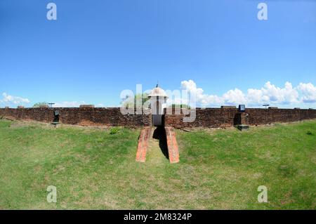 Macapá,Amapá,Brasilien,14. November 2021. Die Festung São José do Amapá befindet sich im Norden Brasiliens. Stockfoto