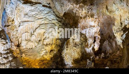 Höhlenformationen, Carlsbad Caverns National Park, New Mexico, USA Stockfoto