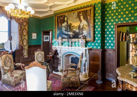 CHATEAU D'HARDELOT, ANTECHAMBER, CONDETTE, (62) PAS-DE-CALAIS, FRANKREICH Stockfoto