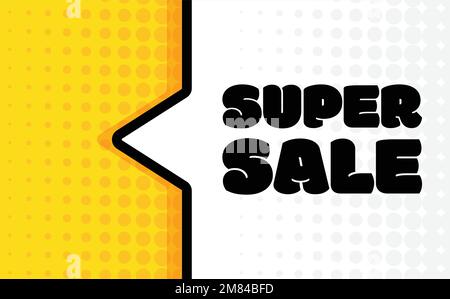 Squarure Speech Bubble Sale Stock Vektor