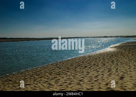 Somme Bay in Picardie Stockfoto