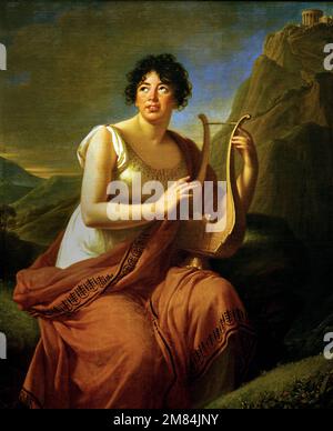 Porträt von Germaine Stael als Corinne am Cape Misene Elisabeth Louise Vigee Lebrun (1755-1842) Frankreich Französisch Stockfoto