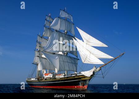 Niederländisches Großschiff Stad Amsterdam, Stavanger-Rennen, Beginn 2004 Stockfoto