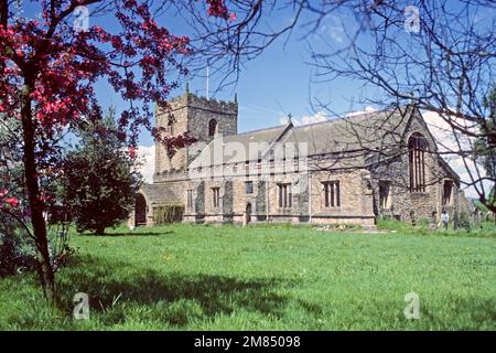 Kirche der Heiligen Maria, 1985, Gisburn, Lancashire Stockfoto