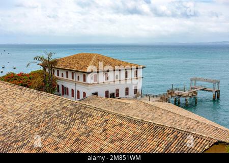 Historisches Solar do Unhao, berühmtes Museum für moderne Kunst in kolonialer Architektur in der Stadt Salvador, Bahia, Stockfoto