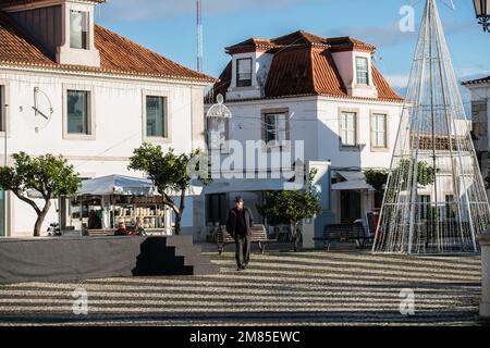 Pombal Houses, Vila Real de Santo António, Faro, Portugal Stockfoto