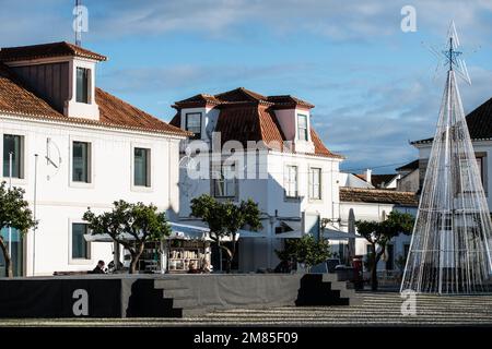 Pombal Houses, Vila Real de Santo António, Faro, Portugal Stockfoto