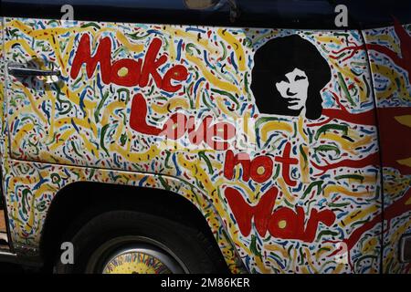 Detail des Volkswagen Modells T1 Samba Bus/Van/Minibus. Stockfoto