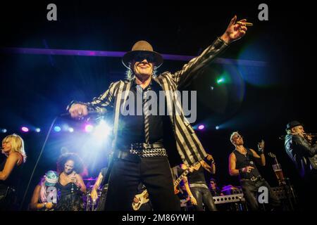 Udo Lindenberg ist deutscher Sänger, Schlagzeuger und Komponist. Stockfoto