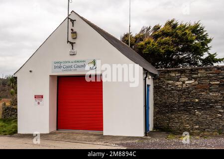 Irish Coast Guard Station in Castlefreke, West Cork, Irland. Stockfoto