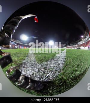 Recife, Brasilien. 12. Januar 2023. PE - Recife - 01/12/2023 - PERNAMBUCANCO 2023, SANTA CRUZ X AFOGADOS - Allgemeine Ansicht des Arruda Stadions für das Spiel zwischen Santa Cruz und Afogados für die Pernambucano Meisterschaft 2023. Foto: Rafael Vieira/AGIF/Sipa USA Kredit: SIPA USA/Alamy Live News Stockfoto