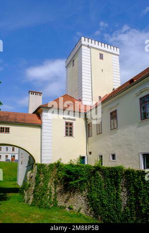 Rathaus, St. Peter im Schloss der Au, St. Peter in der Au, Mostviertel, Niederösterreich, Österreich, Europa Stockfoto