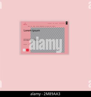 Moderne, flache Vektordarstellung. Startseite und Webbanner-Vorlage für Online-Mathematikkurse. Online-Schulung, digitale Schulung, E-Learning, Dist Stock Vektor