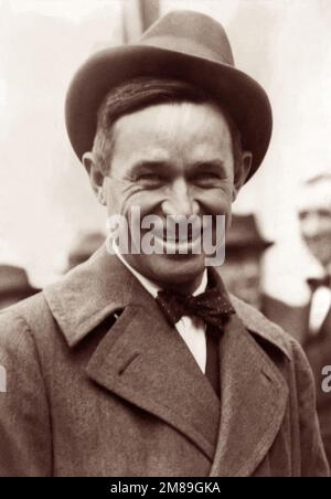 Will Rogers (1879-1935), amerikanischer Cowboy-Humorist, Filmstar, Entertainer und Schriftsteller. Stockfoto