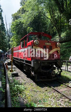 Taiwan alishan, kleiner Zug Stockfoto