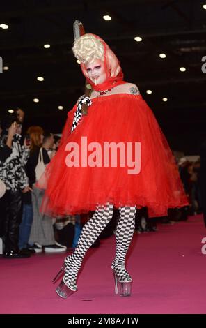 Foto muss gutgeschrieben werden ©Alpha Press 078237 06/01/2023 Sister Sister at RuPaul DragCon UK at Excel London. Stockfoto