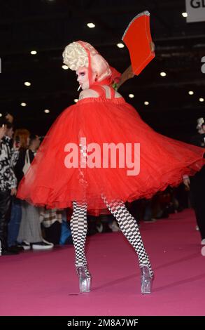 Foto muss gutgeschrieben werden ©Alpha Press 078237 06/01/2023 Sister Sister at RuPaul DragCon UK at Excel London. Stockfoto